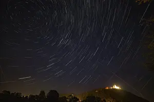 Dark Sky Germany Prints: Startrails over Bogen, Lower Bavaria