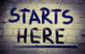 Concept Image Prints: Starts Here Concept