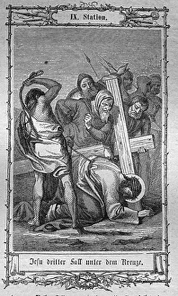Religious Texts Scripture Prints: Stations of the Cross, Holy Image