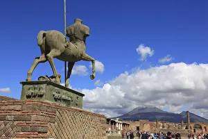 Pompeii Ruins Prints: Statue of Centaur in the area of the Forum