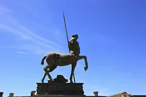 UNESCO World Heritage Site Image Prints: Statue of Centaur in the area of the Forum