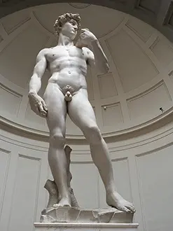Michelangelo Buonarroti Artist Prints: Statue of David by Michelangelo