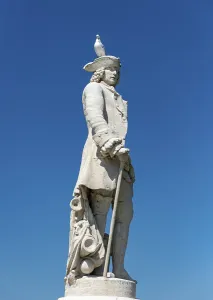 Uninhabited Historic City Centre Prints: Statue at Prato della Valle square
