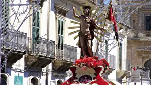Christian Religious Figure Prints: Statue of the Risen Christ, Cristo Risorto