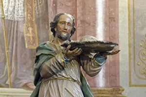 Sacred Scripture Notes Prints: Statue of Saint