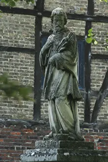 European Religious Art Prints: The statue of St