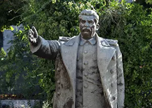 Prints of Statue of Stalin, Tirana, Albania Albania Prints: Statue of Stalin Print, Tirana, Albania