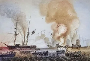 Historic Naval Battles Prints: The steamer Nemesis of the Hon