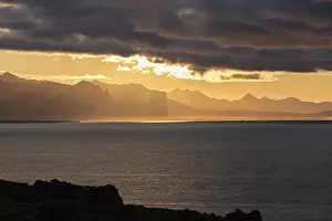West Iceland Coast Prints: Steep coast near Hellnar and Arnastapi