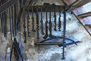 Bavaria Industrial Museum Prints: Stencils for forging on a wall
