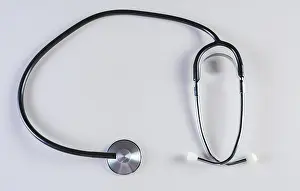 Isolated Background Prints: Stethoscope on isolated background