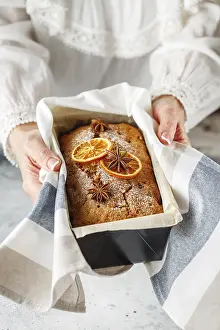 Fruit Bread With Nuts Prints: Stollen is a fruit bread of nuts