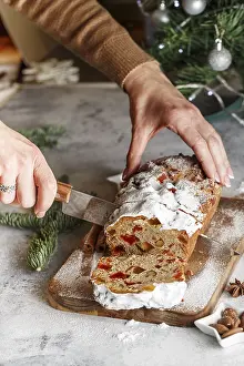 Advent Season Baking Prints: Stollen is fruit bread of nuts