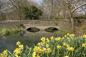 Northern Europe Bridges Prints: Stone bridge from 1799, Easter bells