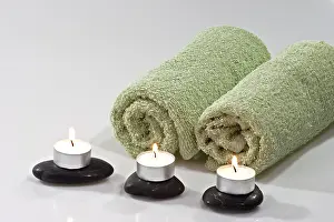 Relaxation Techniques Prints: Stone massage