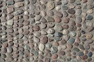 Historic City Center Prints: Stone pavement texture background