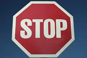 Traffic Safety Signs Prints: Stop sign
