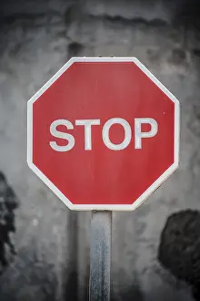Red Traffic Sign Prints: Stop sign