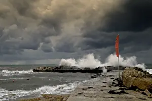Deserted Island Landscape Prints: Storm