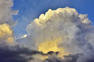 Evening Light In Bavaria Prints: Storm clouds, towering vertical clouds