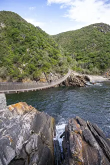 Tsitsikamma National Park Prints: Storms River suspension bridge