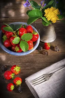 Vegetarian Meal Inspiration Prints: Strawberries