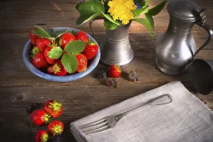 Strawberry Photography Prints: Strawberries