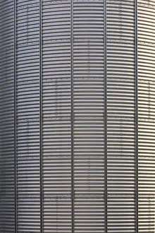 Deserted German Countryside Scene Prints: Structure of an aluminium container on a farm