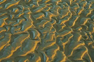 Nature Reserve Prints: Structure in sandy beach at low tide