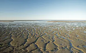 Deserted Shoreline Prints: Structures on the coast