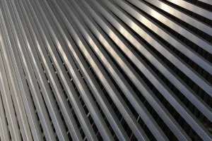 Close Up Metal Prints: Structures in a metal element