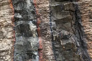 Canary Islands Rock Formations Prints: Structures in the rock, various rock layers