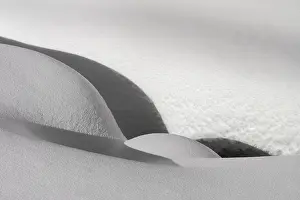 Scandinavian Winter Landscapes Prints: Structures in snow, Gallivare