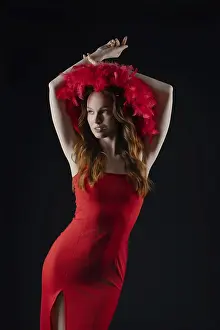 Studio Beauty Photography Prints: In a studio with dramatic lighting