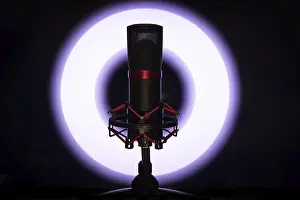 Music Production Studio Prints: Studio microphone