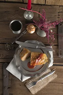 Vegetarian Meal Prints: Stuffed cabbage leaf