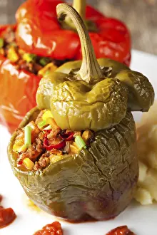 Bell Pepper Nutrition Facts Prints: Stuffed peppers