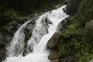 Mountain Torrent Scenery Prints: Stuibenfall, waterfall, cascade
