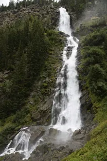 Mountain Stream Austria Prints: Stuibenfall, waterfall, cascade