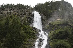 Mountainous Europe Landscape Prints: Stuibenfall, waterfall, cascade