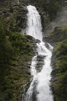 Austrian Mountain Stream Prints: Stuibenfall, waterfall, cascade