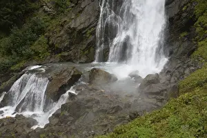 Mountain Creek Austria Prints: Stuibenfall, waterfall, cascade