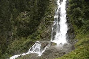 Mountainous Central Europe Prints: Stuibenfall, waterfall, cascade