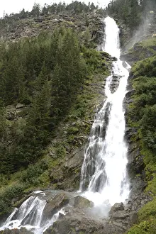European Wilderness Landscape Prints: Stuibenfall, waterfall, cascade