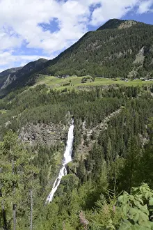 Central Europe Alpine Landscape Prints: Stuibenfall, waterfall, cascade