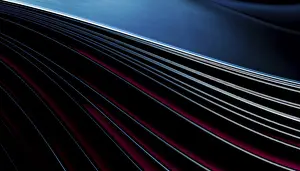 Prints of A stunning 3D render illustration featuring smooth, futuristic wavy lines in a dynamic composition. The elegant curves and rich colors evoke a sense of motion and innovation Abstract Art Prints: 3D Wavy Lines Futuristic Print