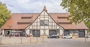 Historic Half Timbered Buildings Prints: Stuttgart-Uhlbach Wine Museum