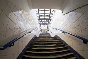 Deserted Subway Tunnel Prints: Subway exit