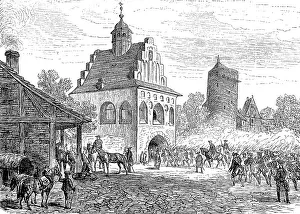 Prussian History Prints: Successful return of the Brandenburg-Prussian troops