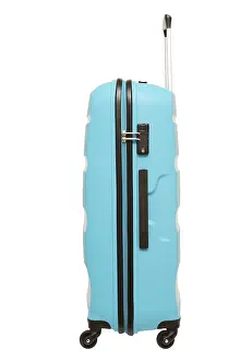 Bright Studio Photo Prints: Suitcase against a white background